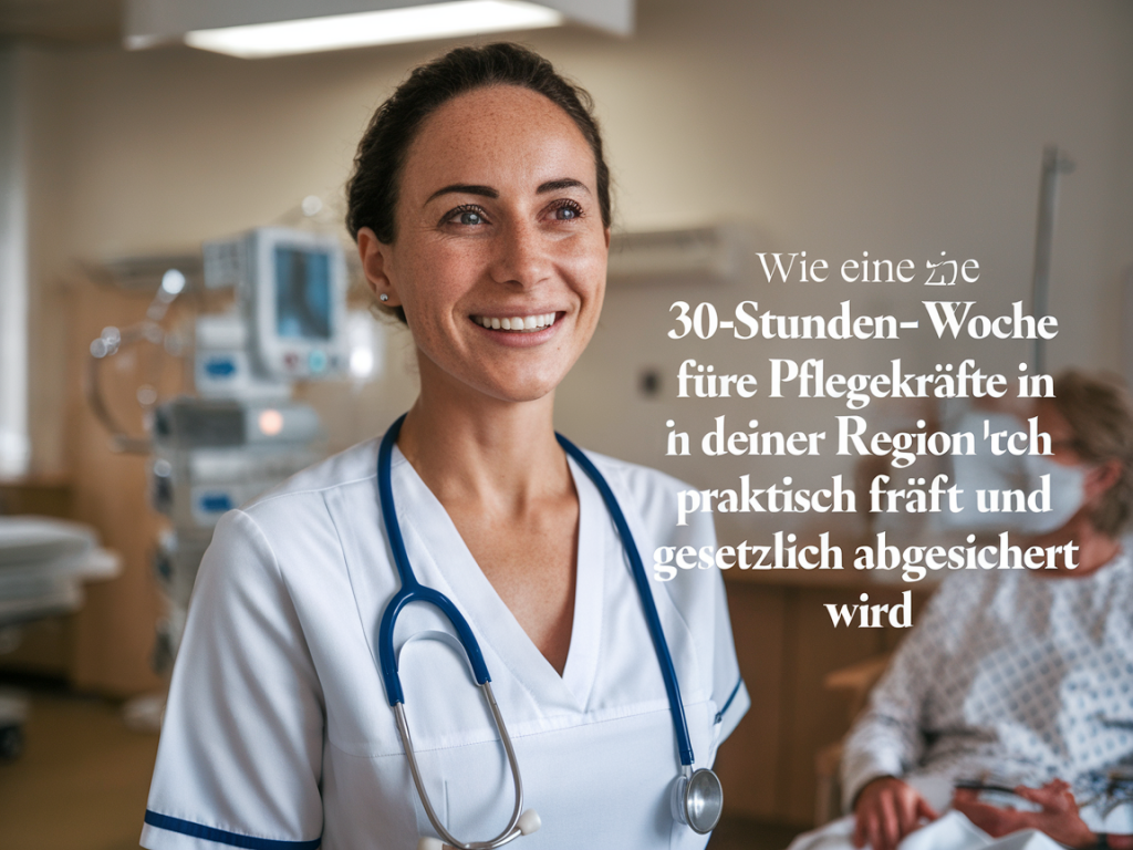 Wie eine 30‑stunden‑woche für pflegekräfte in deiner region praktisch finanziert und gesetzlich abgesichert wird
